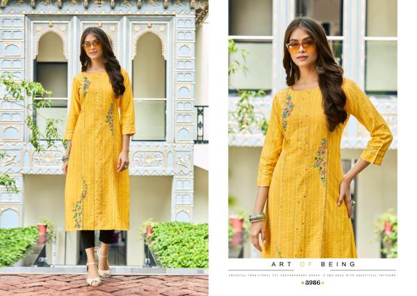 Rangoon Miracal Nylon Viscose Designer Kurti Collection